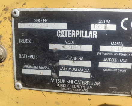 caterpillar 1.6 ton 4.3 m electric